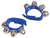 Mano Percussion Wrist Sleigh Bells - Blue (ED379B)