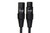 Hosa HMIC-025 Pro Microphone Cable Connectors Close