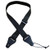 UKULELE STRAP 40mm BLACK LEATHER Colonial Leather