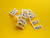 The Piano Rake | on bright yellow background