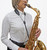 BG S20JMSH Leather Saxophone Neck Strap