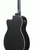 Ibanez | PC14MHCE Concert Acoustic-Electric Guitar - Weathered Black Open Pore Side