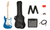 Affinity Series Electric Guitar Stratocaster® HSS Pack, Maple Fingerboard, Lake Placid Blue, Gig Bag, 15G - FULL SET