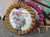Pig Hog Instrument Cable, 10ft Right Angle- Orange Graffiti- Angle