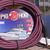 Pig Hog Instrument Cable, 10ft Right Angle- Riviera Purple - Close