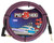 Pig Hog Instrument Cable, 10ft Right Angle- Riviera Purple - Front