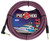Pig Hog Instrument Cable, 20ft Right Angle- Riviera Purple- Front