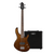 Cort Action Junior 3/4 Bass Pack w/ CM20B Bass Amplifier - Open Pore Walnut