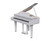 Roland GP-6 Baby Grand Digital Piano w/ Bench - Polished White
