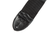Fender Logo Guitar Strap - Black with White Logo