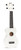 Mahalo Rainbow Series Soprano Ukulele - White
