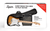Complete Fender beginner guitar package with gig bag and strap