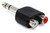 HOSA GPR-484 Adapter Dual RCA to 1/4 in TRS