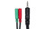 HOSA YMM-108 Headset/Mic Breakout Cable 3.5 mm TRRS to Dual 3.5 mm TRSF