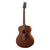 Walden G551E Natura Solid Mahogany Top Grand Auditorium Acoustic-Electric - Open Pore Satin Natural