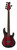 Sterling by Music Man STINGRAY RAY35PB 5-String Electric Bass -  Dark Scarlet Burst Satin
