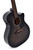 Sigma GC-10E-TBK Acoustic Electric Guitar - Tranclucent Black Satin