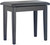 Stagg Piano Bench w/ Storage - Matte Black / Vinyl