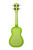 Makala Soprano Dolphin Ukulele - Green Apple Burst