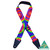 Multi-Coloured Tie Dye Rag Guitar Strap - Rainbow