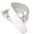 DSL Triple Garment Leather Guitar Strap - White