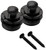 Hennessey Solid Brass Strap Locks - Black