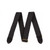 Fender Cotton/Leather Strap - Black