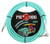 Pig Hog Instrument Cable 20ft Right Angle - Seafoam Green