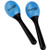 Mano Percussion 5" Egg Maracas with Handle - Blue