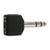 Daichi 6.35mm (1/4) Plug  to 2 x 3.5mm Socket Stereo Splitter