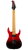 Spira S-457 TRD 7-String Flamed Top Electric Guitar – Transparent Red/Black