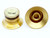Gold USA Les Paul Style Bell Knobs - Set of 2