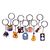 Assorted Musical Keyrings – Silicone Instrument Charms