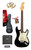 Sx HSS Electric Guitar Pack w/ 15w Laney Amp - Black