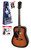 RED50PKVS Dreadnought Guitar Package - Vintage Sunburst Gloss Redding