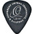 Ortega S-Tech 1.20 mm guitar picks in black, pack of 12, featuring grip-friendly granular texture.