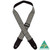 Colonial Leather Jacquard Rag Guitar Strap - Silver Diamonds