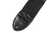 Fender Logo Guitar Strap - Black with Red Logo