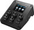 Roland GO:MIXER STUDIO portable audio mixer and interface with colour display, multiple input knobs, and compact tabletop design. Angle