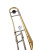 Bach BTB212 Bb tenor trombone in lacquer finish with nickel silver handslide components, supplied with mouthpiece and backpack-style case.