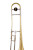 Bach BTB212 Bb tenor trombone in lacquer finish with nickel silver handslide components, supplied with mouthpiece and backpack-style case.