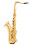 Leblanc LTS211 Bb tenor saxophone in lacquer finish with ergonomic keywork, blue steel springs, and protective hard case.