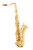 Leblanc LTS211 Bb tenor saxophone in lacquer finish with ergonomic keywork, blue steel springs, and protective hard case.