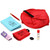 Monster Oil Super Sax Care Kit with body and neck swabs, cork grease, polishing cloth, pad papers and accessories in a resealable carry case.