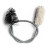 Herco saxophone neck cleaner with cotton swab and nylon brush for effective sax neck maintenance and cleaning.