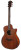Bromo BAT2MCE acoustic electric guitar mahogany front view