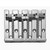 Leo Quan Badass II 4-String Bass Bridge w/ grooved saddles - Chrome