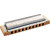 Close-up of Hohner Marine Band classic harmonica cover design