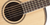 Takamine parlour style acoustic guitar with walnut body