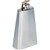 Opus Percussion 6.5" Cowbell with Mount in Brushed Nickel Finish
